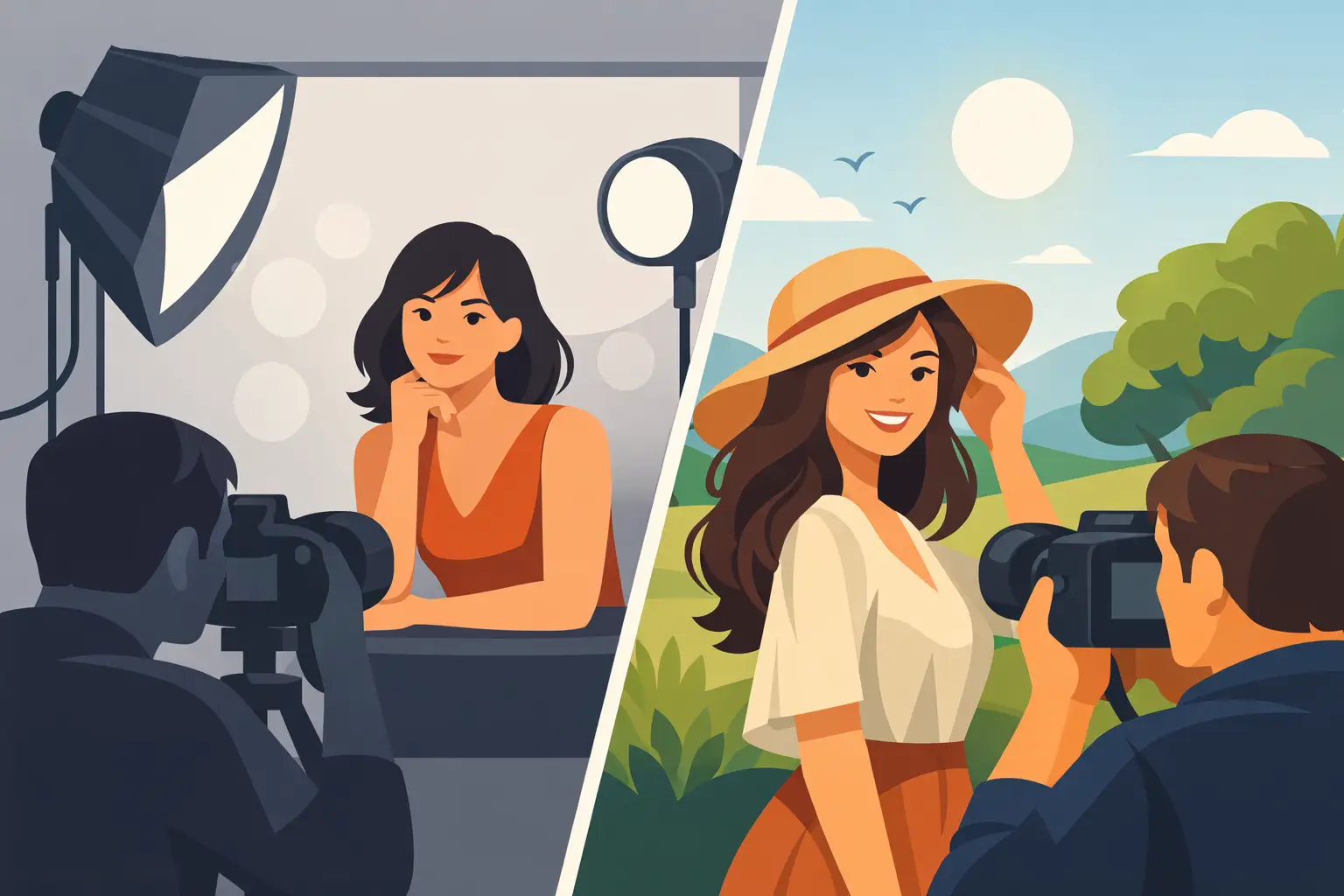 Studio Portraits vs Outdoor Portraits: Which Is Right?