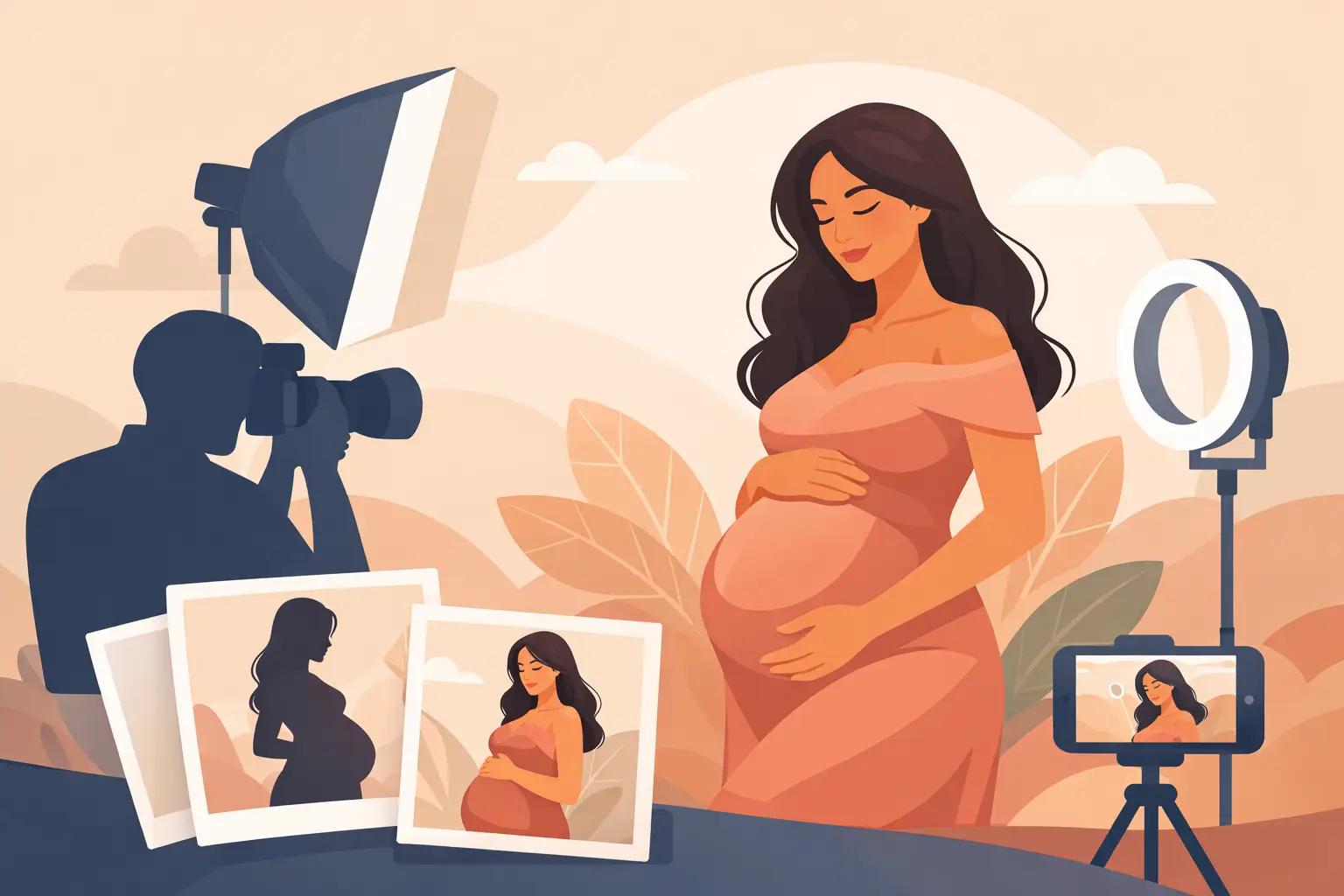 How to Style Maternity Portraits With Confidence
